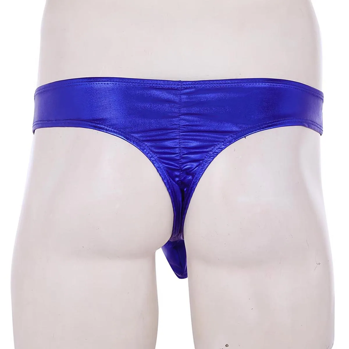 Мужское нижнее белье sissy Tanga из искусственной кожи с низкой посадкой| |