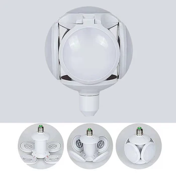 

New E27LED UFO Light Rechargeable Folding Football Light 360 Degree Super Bright Wide Pressure LED Bulb Children Gift JQ