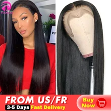 TIANTAI 13x4 Lace Front  Human Hair  Wigs Straight Lace Closure Wig Human Hair Lace Wigs for Woman Brazilian 150% Natural Color