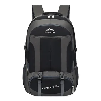 

70L unisex men's backpack travel back pack sports bag Nylon outdoor trekking hiking rucksack Climbing Camping backpack for male