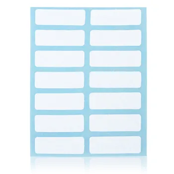 

12 Sheets 13*38mm Blank handwritten label sticker paper sticky note White Self Adhesive Price Tag Labels Tape Stickers Sticky