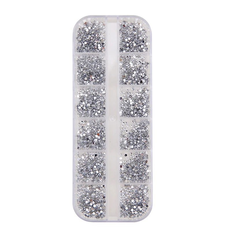 3000 шт. серебристые Блестки для ногтей 1 5 мм|rhinestones nail decoration|nail decorationrhinestones |