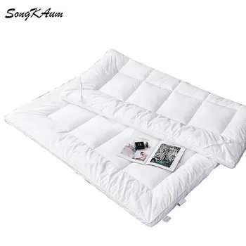 

SongKAum five star hotel 100% Down velvet Mattresses Thicken Keep warm Tatami Foldable Mattress Help sleep King Queen size