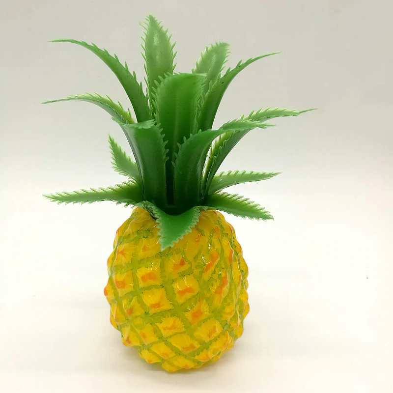 Fruits Artificial Pineapple Lifelike Foam Decoration Display Fake Imitation Plastic Realistic Durable Practical