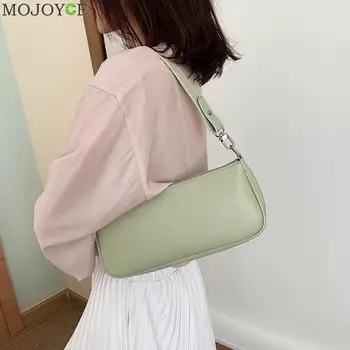 

Fashion PU Leather Women Handbags Solid Candy Color Shoulder Bags Elegant Ladies Shopping Totes Bag