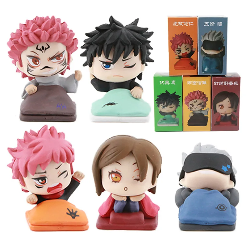 

Anime Jujutsu Kaisen Figure Q Posket Sleeping Toys Yuji Itadori Gojou Satoru Figure PVC Action Figure PVC Action Figurine Model