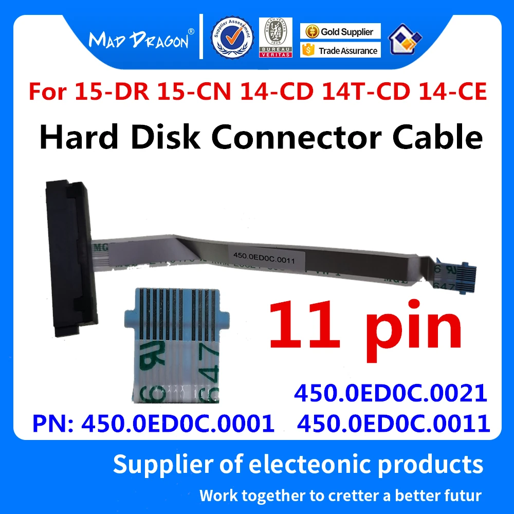 Новый разъем жесткого диска кабель SSD HDD для HP 15-DR 15-CN 14-CD 14T-CD 14-CE 450.0ED0C.0001 450.0ED0C.0011