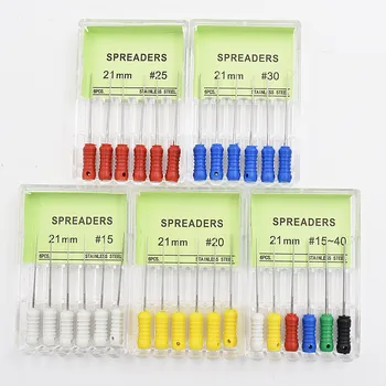 

2 Boxes Dental Endo Stainless Steel Tapered Finger Spreaders Lima Hand Use Pluggers Files Endondontics Root Canal Files