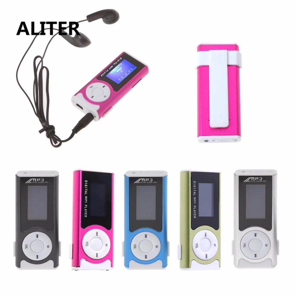 Мини ЖК-экран цифровой музыкальный mp3-плеер сенсорный тон клип дизайн gai