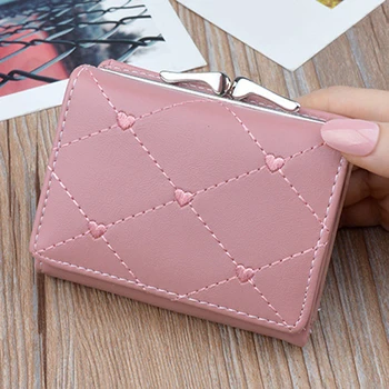 

Woman's wallet New Fashion Women Wallets short Style Multi-functional wallet Purse PU leather Female Clutch Card holder