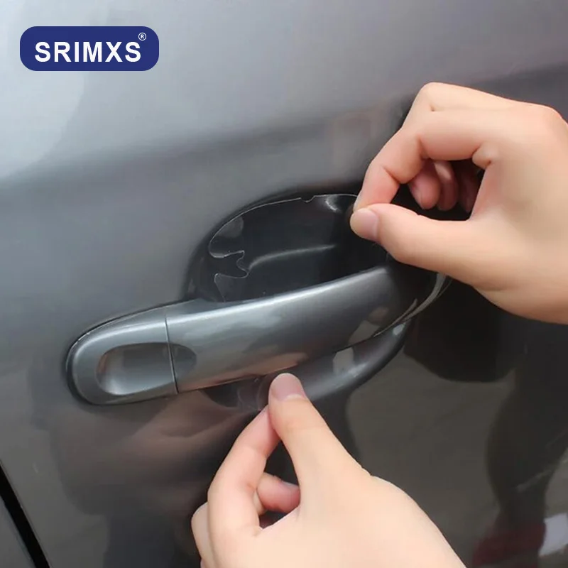 

4pcs/lot Car Door Handle Protection Film Universal Invisible Car Door Handle Stickers Scratches Resistant Sticker Car Styling