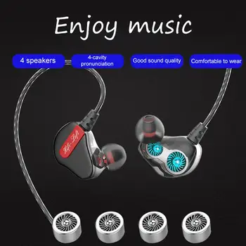 

HIFI Heavy Bass Stereo Music Earpiece Sports Game In-ear Earphones For iPhone Android Tablet PC