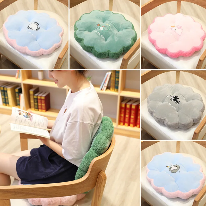 

Cartoon Circle Cushion Seat Cushion Summer Office Chair Sedentary Students Classroom Stool Soft INS Seat Cushion
