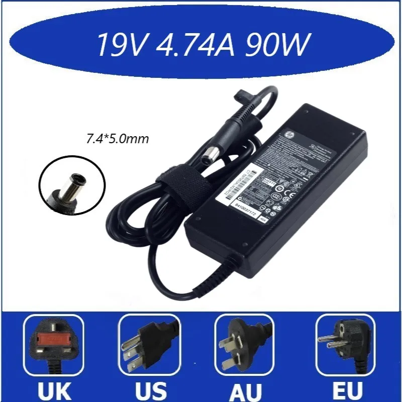 Новый адаптер питания для ноутбука HP Probook 4520s 4710S 4720s 6531s 6440B 6445B 6460B 6545B 6550 x мм 19 в а 90