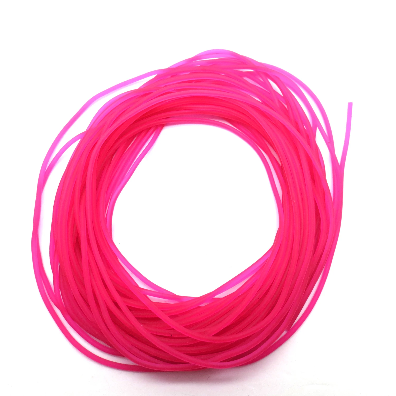 Rubber Fishing Line 1.6mm solid elastic 10m traditional level round elastic rope tied fish fishing line fishing rope