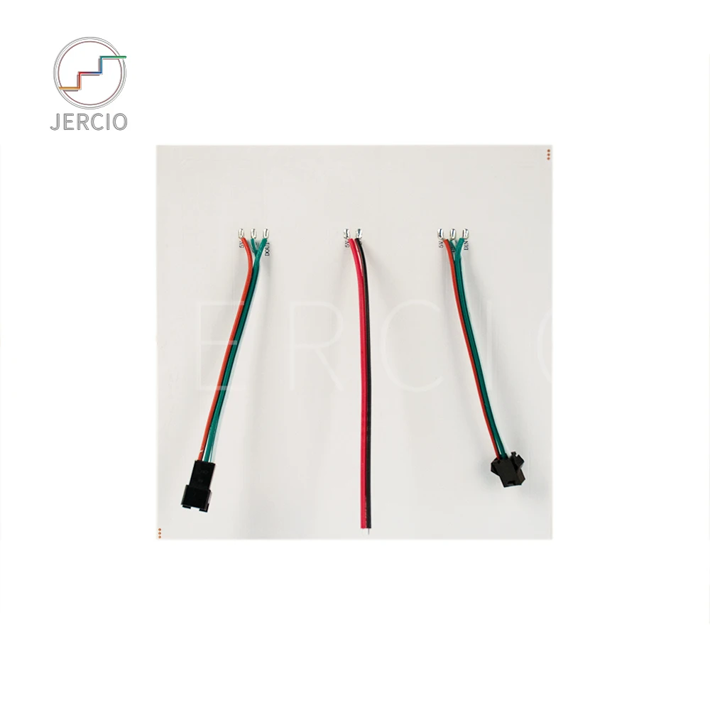 JERCIO 8*8/8*32/16*16 черный/белый PCB XT1511-RGB(аналогичный ws2812b) 256 серый уровень программируемый гибкий светодиодный панель пикселей