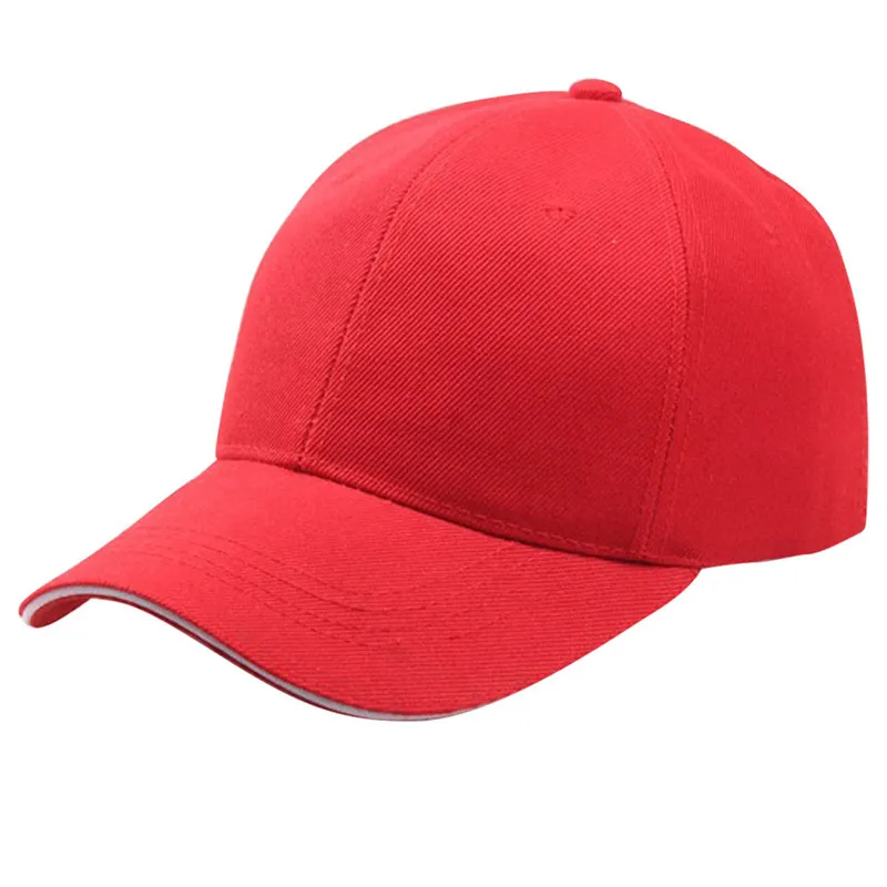 Модная летняя бейсболка Женская Мужская бейсболка хип-хоп кепка для бейсбола твердая цветная Регулируемый бейсболка кепка спортивные шапки