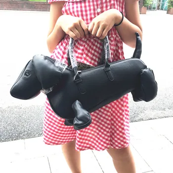 

2019 Top New Women Casual Zipper Solid Soft Single Amliya Trendsetter Essential Shoulder Bag Tote Dachshund Cross Simulation