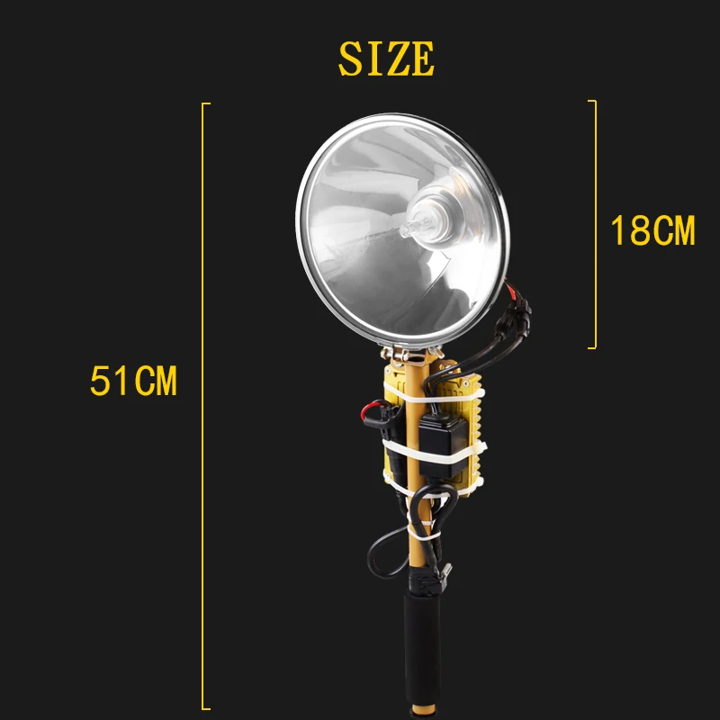 US $124.93 JUJINGYANG 208 Strong Light External Super Bright Outdoor LongRange Handheld Hernia Searchlight