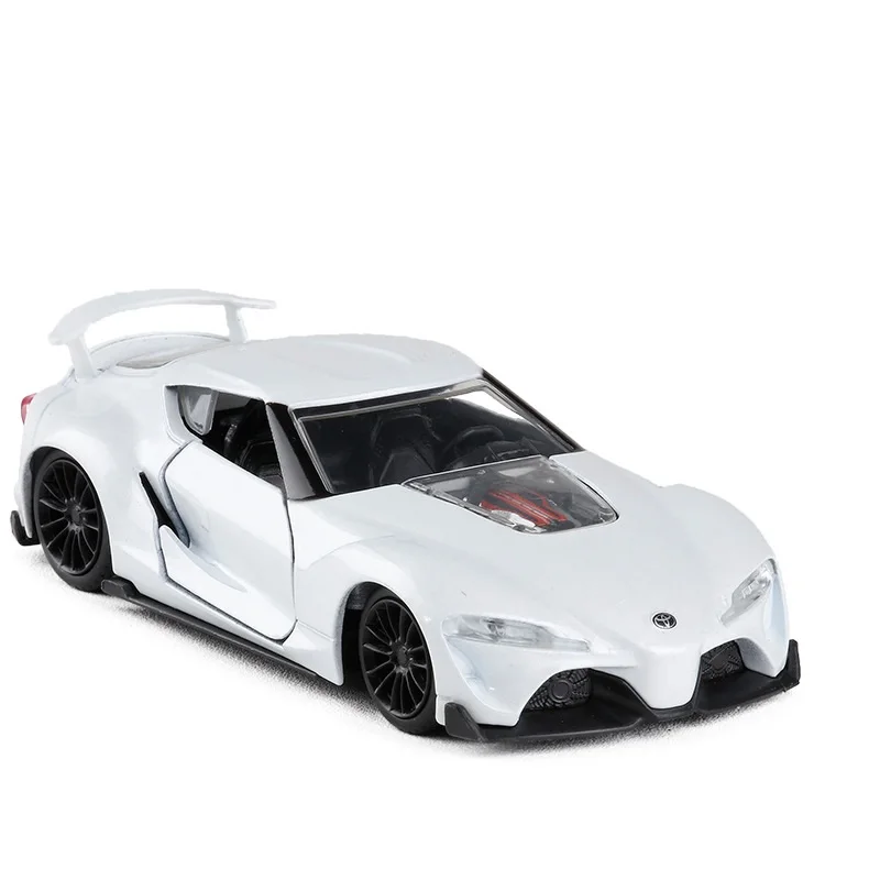 1:32 Honda NSX-R Nissan Skyline Subaru WRX STI литой модели автомобиля без коробки - Цвет: Toyota FT-1 White