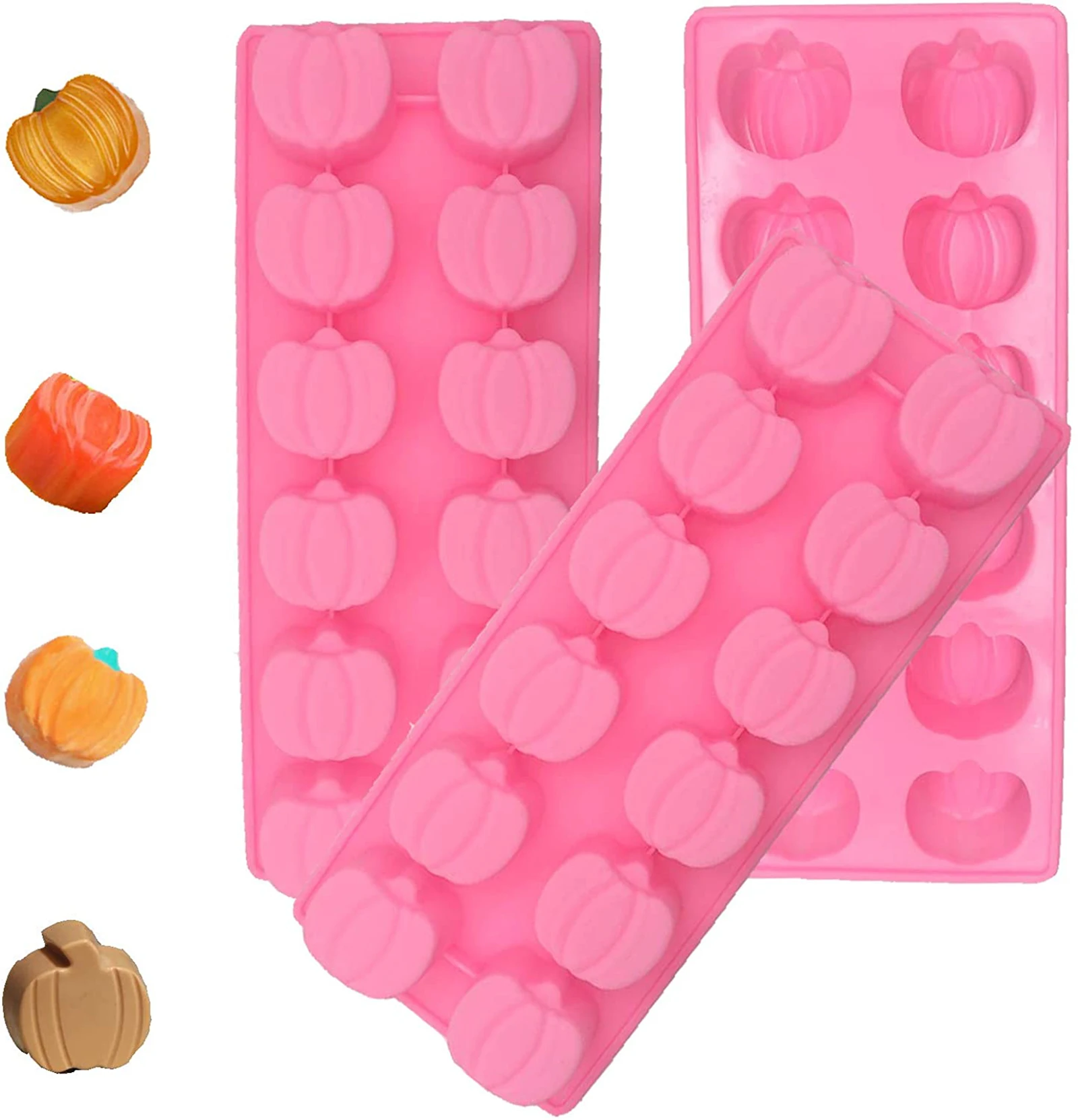 

Halloween 12 Pumpkin Baking Mold Silicone Material High Temperature Resistant And Easy To Clean