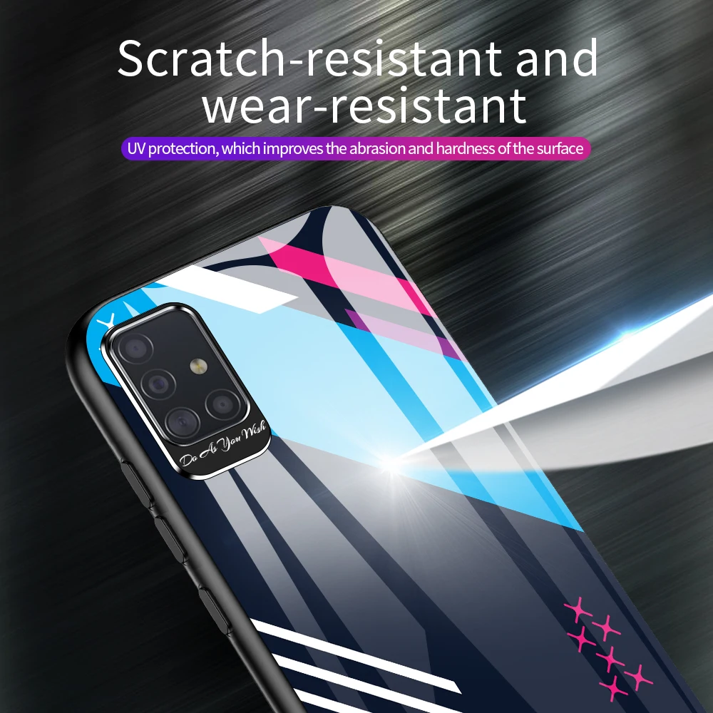 Metal Eye Protection Glass Case For Samsung Galaxy S20 Ultra S10 Plus E Note 10 Pro A51 A71 A70 A30S A50S A20 Back Cover Fundas Metal Eye Protection Glass Case For Samsung Galaxy S20 Ultra S10 Plus E Note 10 Pro A51 A71 A70 A30S A50S A20 Back Cover Fundas