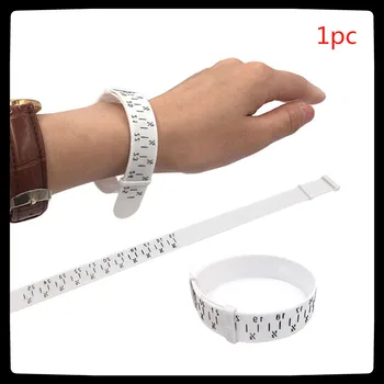 

1pcs Plastic Bracelet Finger Gauge Sizer Jewelry Measure Wrist Size Tool Jewellery Making Tool for Jewelers