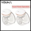 YOUHA Breast Pump Wearable Hands Free Electric Breast Pumps Milk Extractor BPA-free Babies Accessories Newborn Baby Bottles 1