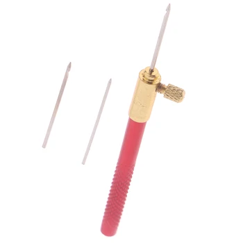 

French Crochet Beading Hand Embroidery Tool Kit With 3 Needles Embroidery Tambour Crochet Hooks Knitting Tool Sewing Accessories
