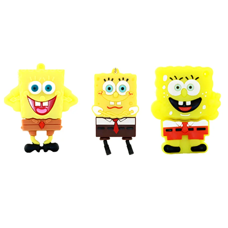 

New Spongebob Usb Flash Drive Real Capacity Pendrive 128GB 256GB 512GB Usb Disk 2.0 Pen Drive Flash Disk Memoria Usb Flash Stick