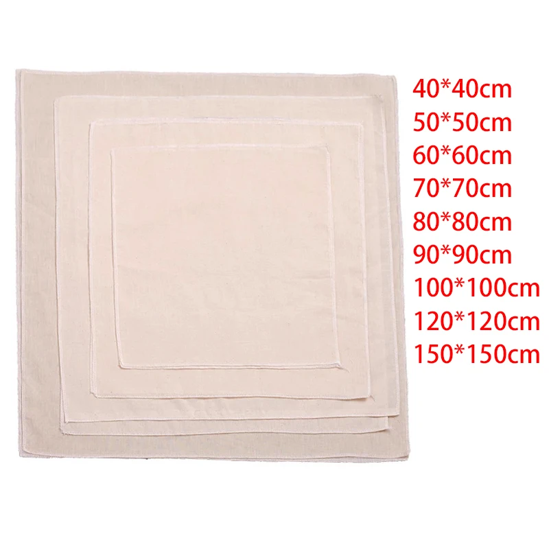 1PC Cotton ToFu Cloth Gauze Muslin Cheesecloth Fabric Butter Cheese Wrap Cloth Kitchen Tools Cheese Grater Home Tools