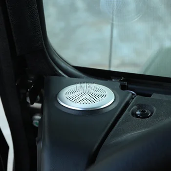 

For Jaguar XE X760 XF X260 2016-2020 Aluminum Alloy Dashboard Audio Speaker Loudspeaker Cover Trim Car Sticker Car Accessories