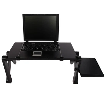 

Laptop Notebook Tablet Holder Adjustable Computer Desk Table With Mouse Pad Folding Notebook Stand Bed Tray