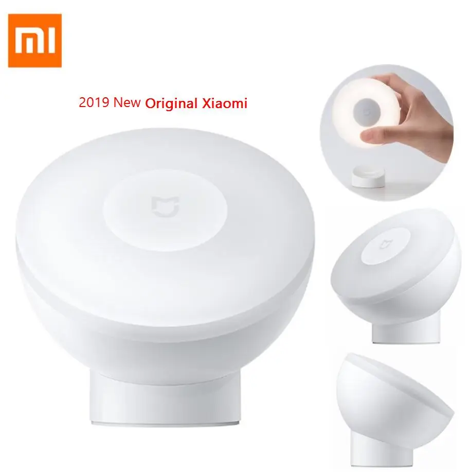 

XIAOMI Mijia LED Night Light 2 Magnetic Attraction MI Night Lamp 360 Degree 2 files Adjustable Infrared Body Motion Sensor