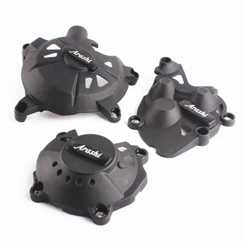 

1 Set Motorcycle Engine Stator Crank Case Cover Set For Kawasaki ZX6R 2008-2016 2009 20102 2011 2012 2013 2014 Motor Accessories