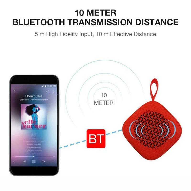 Портативный Bluetooth динамик беспроводной мини Bluetooth небольшой квадратный стерео динамик с портативным шнурком VDX99