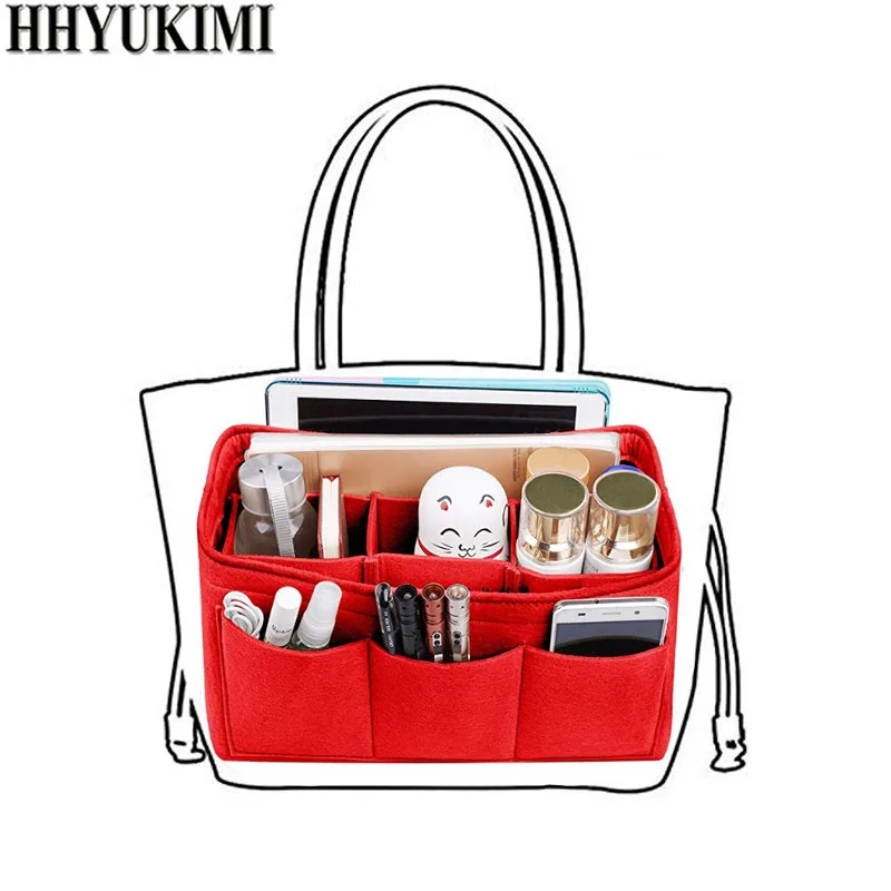 For Garden Party 30 36 Felt Cloth Insert Speedy Bag Organizer Makeup Handbag  Organizer Travel Inner Purse Cosmetic Mommy Bags - AliExpress