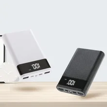 Корпус внешнего аккумулятора для Micro Type-c 4*18650 с цифровым дисплеем