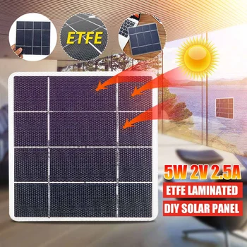 

Solar Power 6V 5W 0.35A DIY Mini Solar Cell Module Circle Round Solar Panel ETFE