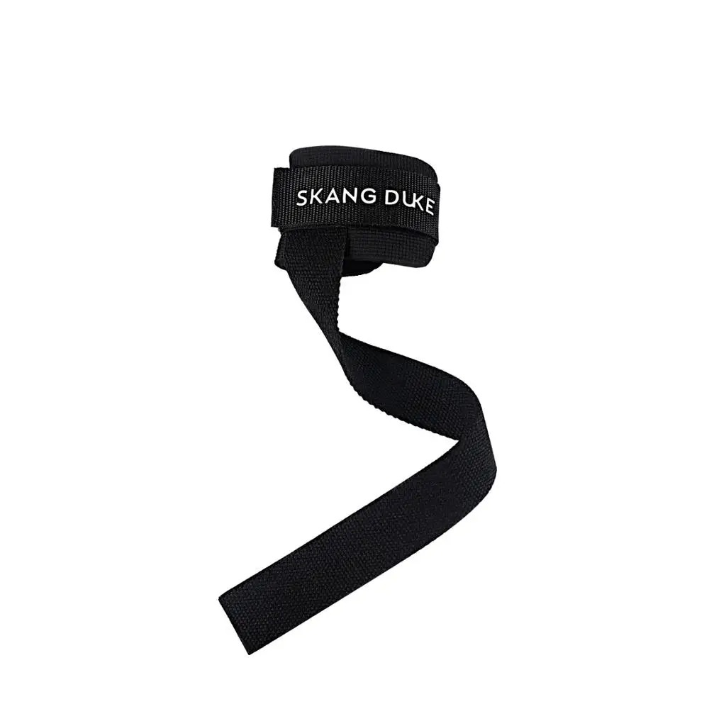 Skangduke наручные поддерживающий ремень для тяжелой атлетики и фитнеса тренажерный зал Crossfit Powerlifting наручный ремешок 1 пара - Цвет: Черный