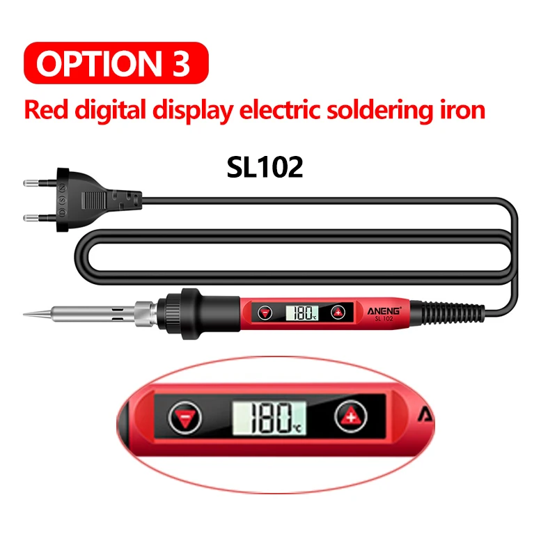 Digital Electric Soldering Irons Kit Adjustable Temperature Welding Tool Accessories Soldering Iron TIps Solder Station 110 220V portable arc welder Welding Equipment