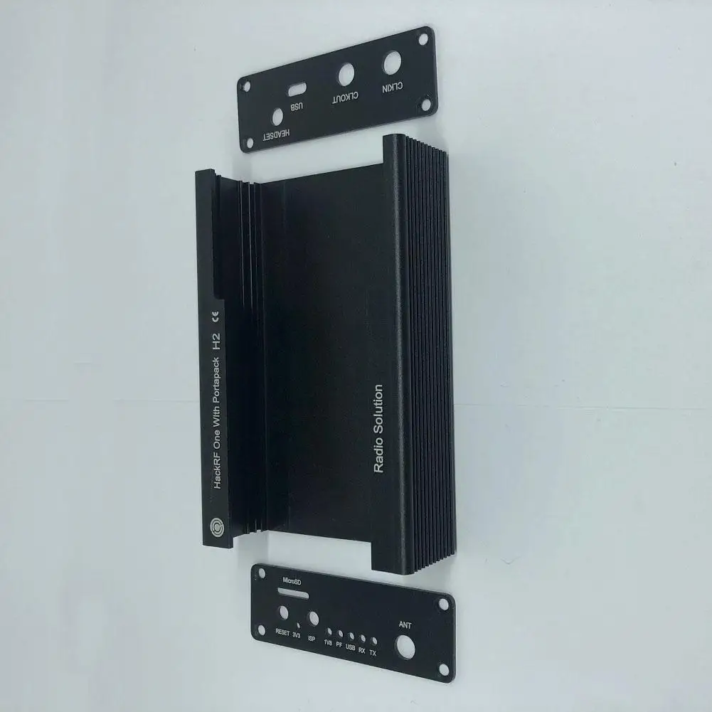 Металлический Чехол черный алюминиевый корпус чехол для PORTAPACK H2 / HACKRF ONE SDR