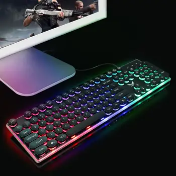 

Hot Sale Keyboard Wear-resistant Portable Wired Keyboard and Gaming Mouse Set Keycap Backlit Gaming Keyboard Mouse Combo