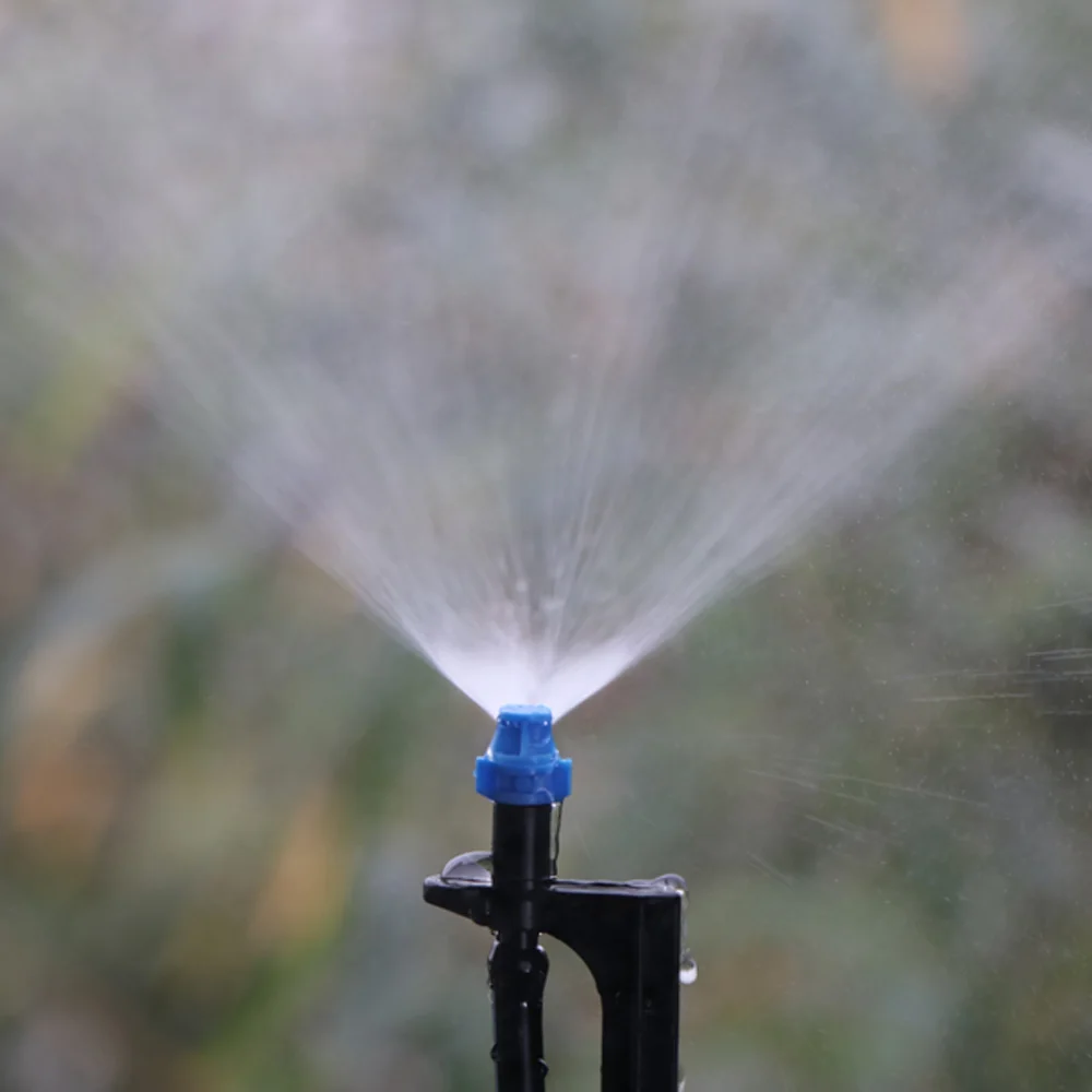 20-100pcs 90/180/360 Degree Refraction Nozzle Threaded Connection Sprinkler Garden Agricultural Irrigation Plant Spray Nozzles