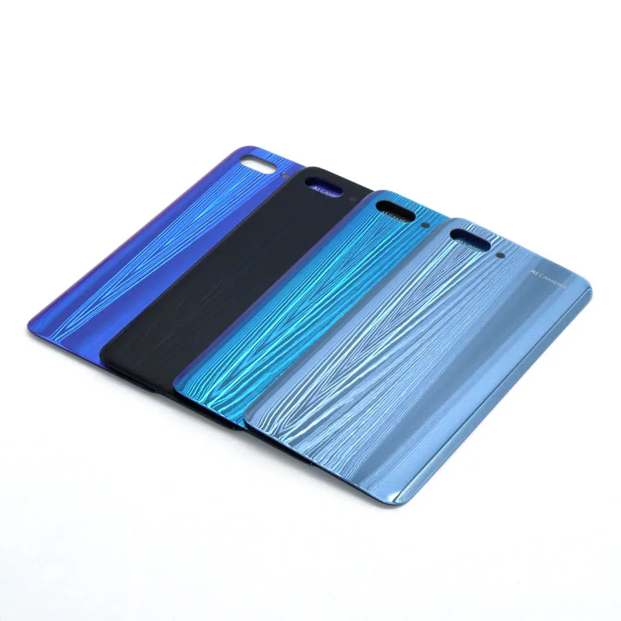 Для huawei Honor 10 задняя крышка для батареи стеклянная панель Задняя Дверь чехол для huawei Honor 10 задняя крышка корпус с объективом камеры