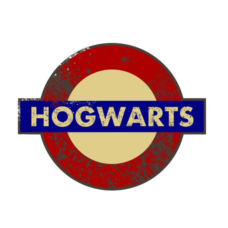 

Metro station sign badge retro Potterhead collection