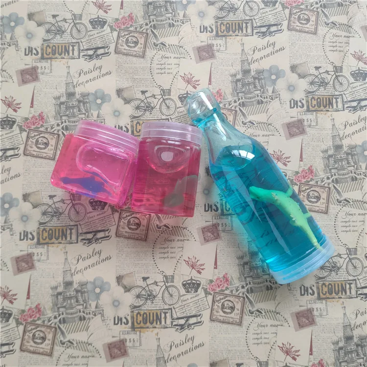 Детская самодельная игрушка прозрачный желе цвет кристалл смешанный Snot резиновая глина партия безопасный нетоксичный Дрифт бутылки