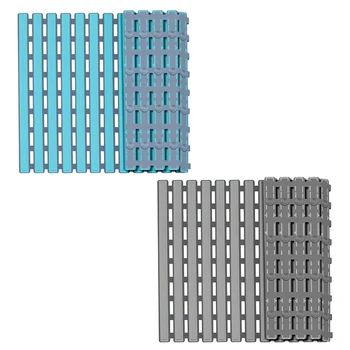 

Non Slip Bath Mat with Suction Cups Bathroom Kitchen Door Floor Tub Shower Safety Mats Anti-Bacteria Professional with Drain