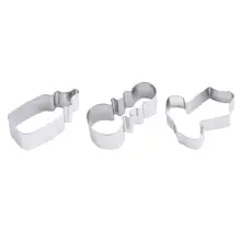 3 шт. формочки для печенья из милой нержавеющей стали DIY детский душ формочка для печенья шоколадный торт для кафе