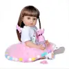 NPK 55CM reborn baby doll princess toddler girl soft touch full body silicone Christmas Gift high quality doll collectibles ► Photo 3/6